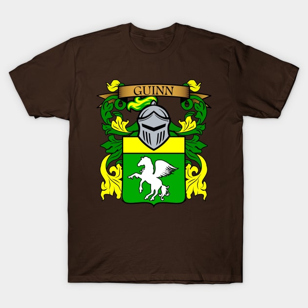 Guinn Coat of Arms T-Shirt by JMG Graphics LLC